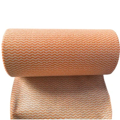 Zigzag texturált viszkóz-poliészter spunlace nem szőtt